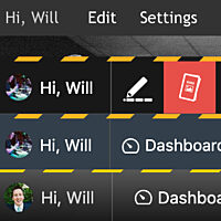 Admin bar all four